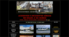 Desktop Screenshot of desastresaereos.net